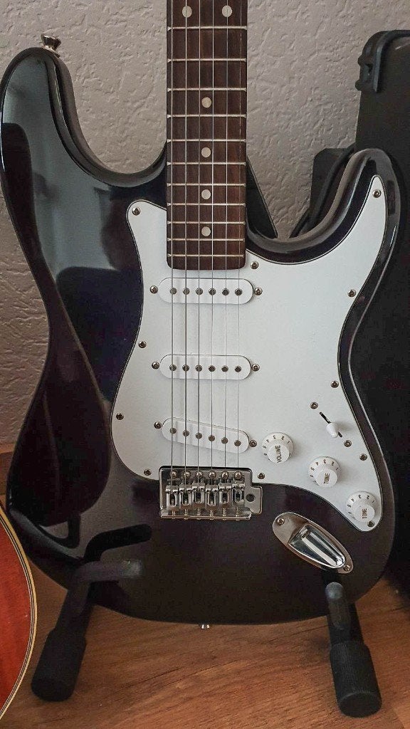 Mooi Richwood Stratocaster elektrische gitaar, Muziek en Instrumenten, Ophalen, Gebruikt, Solid body, Overige merken