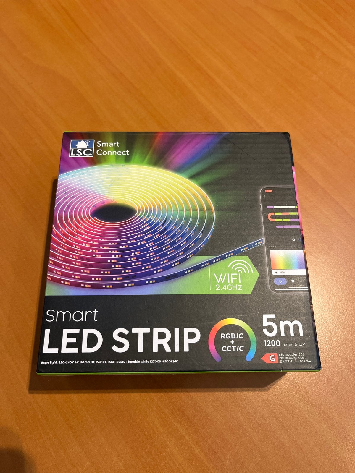 2x Smart LSC Connect LED Strip 5m RGB/CCT Wifi, Overige merken, Meerkleurig, Nieuw, Ophalen of Verzenden