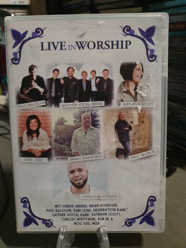 Live In Worship dvd  - Diverse artiesten, Cd's en Dvd's, Dvd's | Religie en Gospel, Alle leeftijden, Ophalen, Zo goed als nieuw
