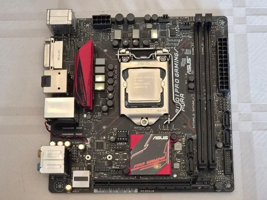 ASUS B150I Pro Gaming Aura Mini-ITX, LGA 1151, DDR4, Ophalen of Verzenden, Zo goed als nieuw