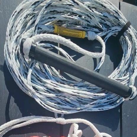 Waterski- en funbandlijnen set (4 stuks), Watersport en Boten, Ophalen, Gebruikt, Overige typen, Met skitouw