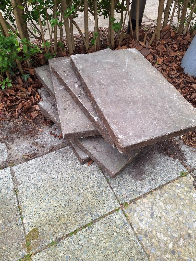 Tegels 40 x 60 cm, 6 stuks grindtegels, Ophalen