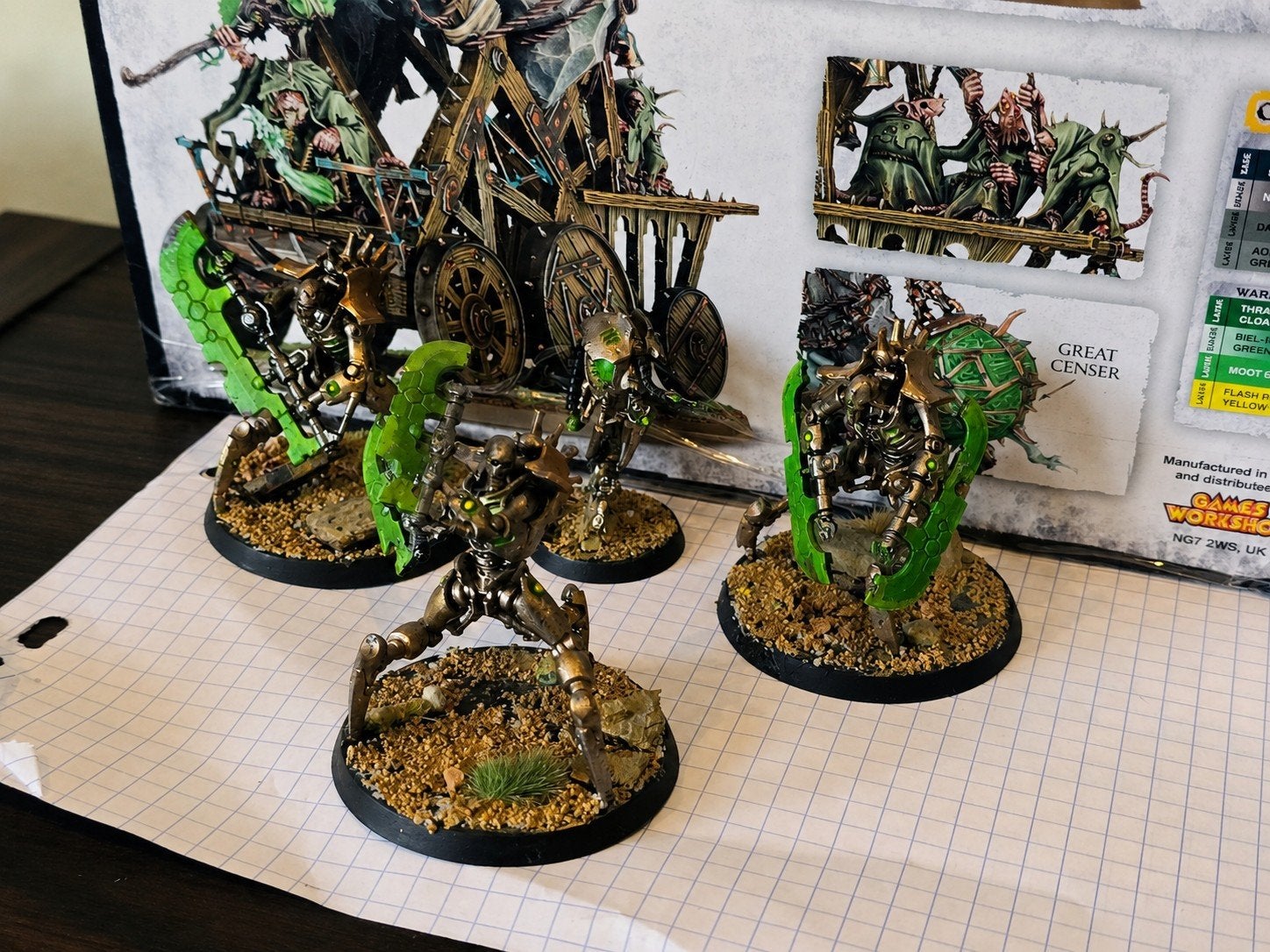 Skorpekh Destroyers - Necrons Warhammer 40k, Hobby en Vrije tijd, Wargaming, Gebruikt, Figuurtje(s), Ophalen of Verzenden, Warhammer 40000