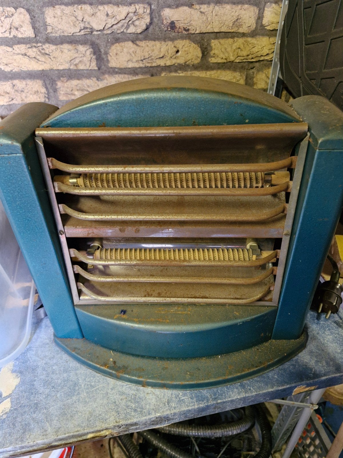 Vintage Solar Elektrische Kachel 220V 1000W, Ophalen, Gebruikt