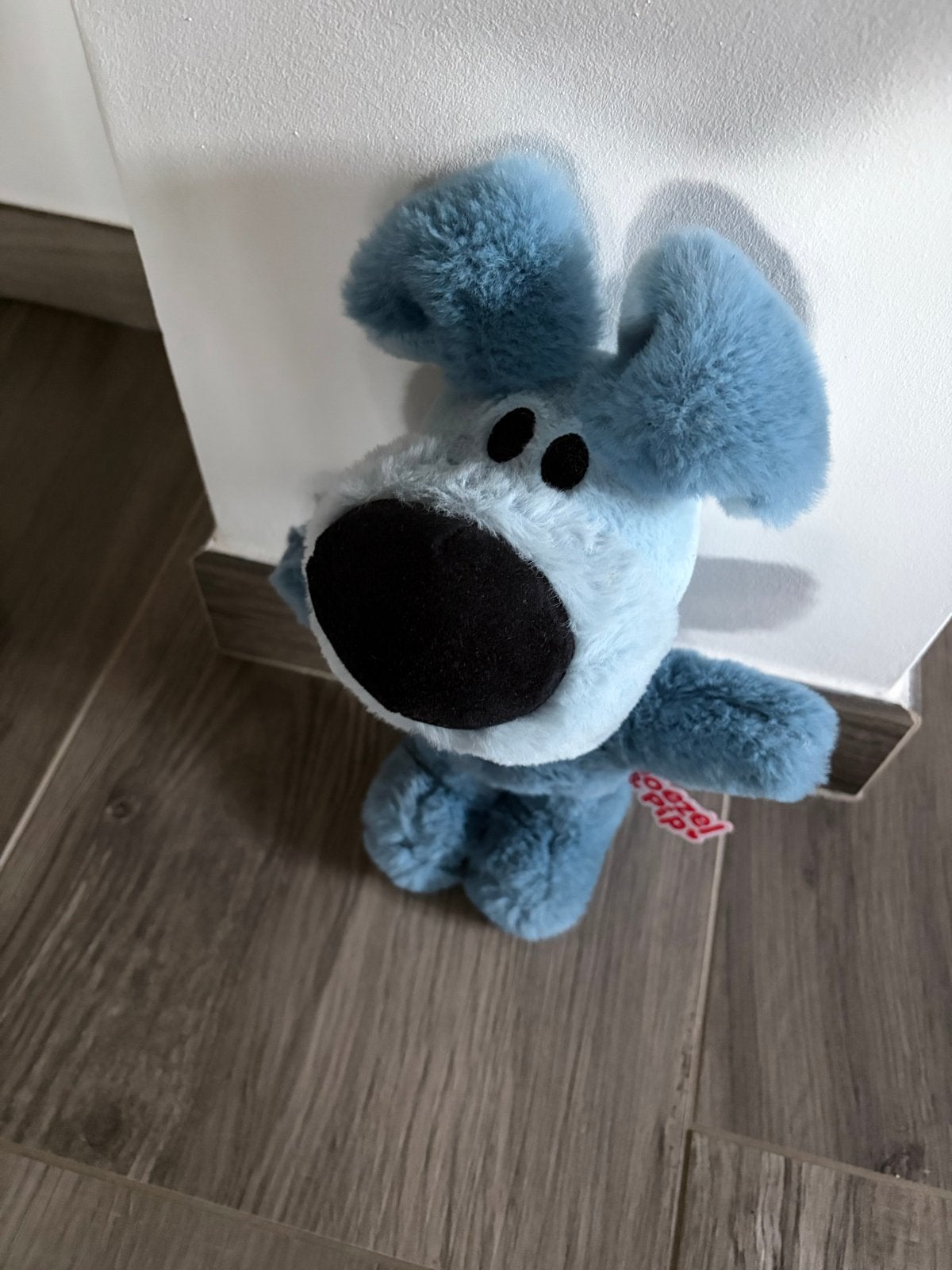 Nieuwe Woezel knuffel van Woezel en Pip, Overige merken, Overige karakters, Blauw, Nieuw