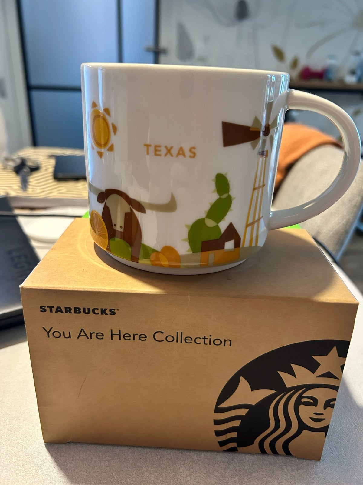Starbucks You Are Here Collection Texas Mok 414 ml, Ophalen of Verzenden, Nieuw