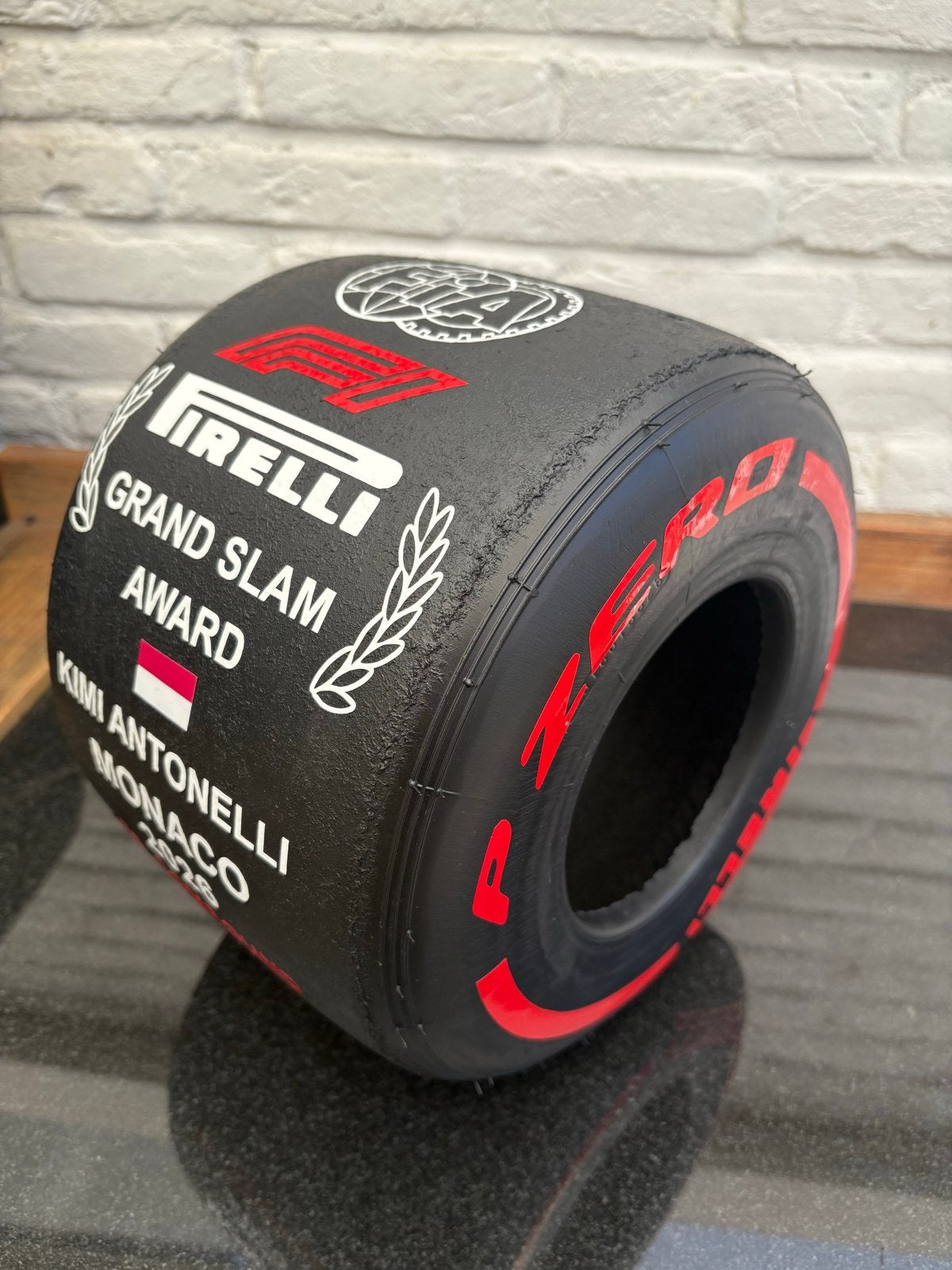 UNIEKE Kimi Antonelli F1 Grand Slam Award Monaco 2026, Ophalen of Verzenden, Nieuw, Formule 1