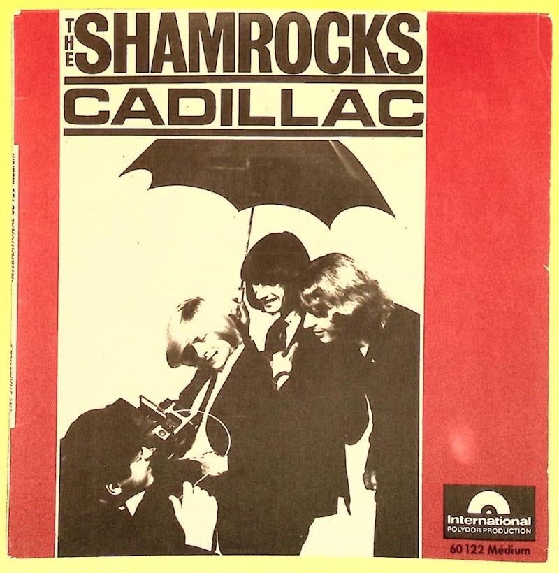 SHAMROCKS - Cadillac  +3 7" EP 1966 France, Gebruikt, 7 inch, Pop, EP