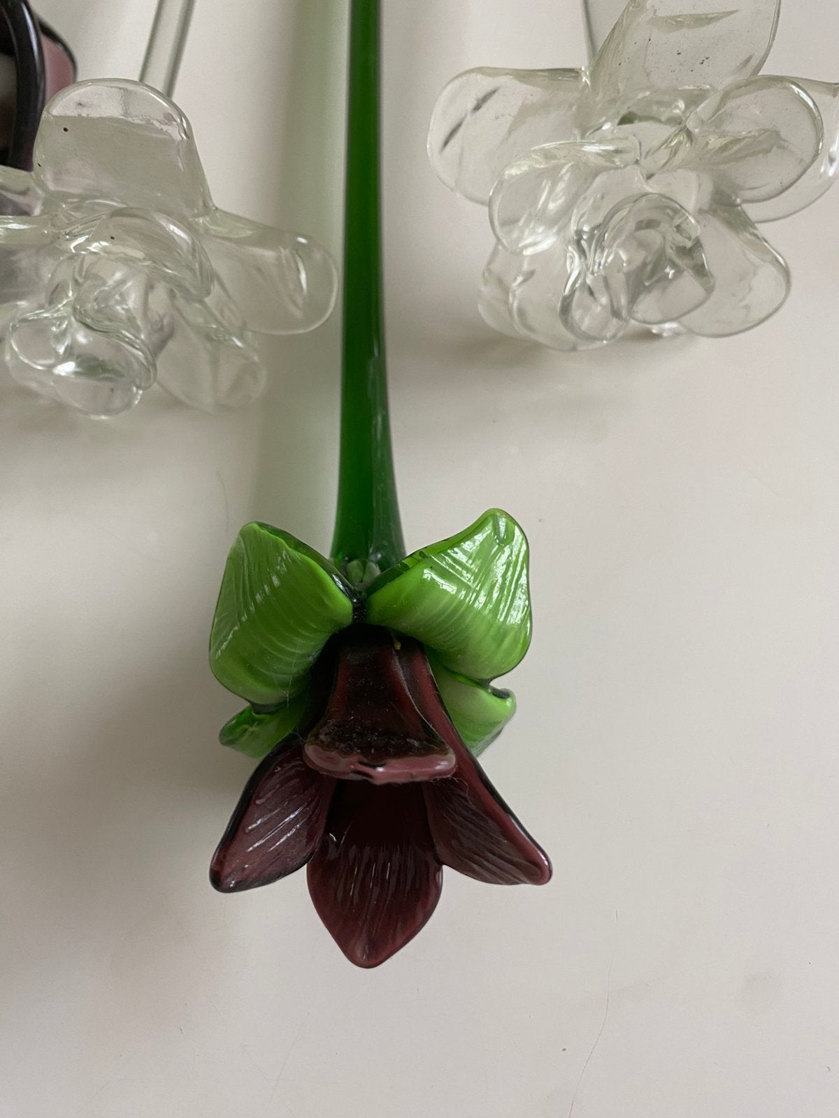7– murano glazen bloemen, Ophalen of Verzenden