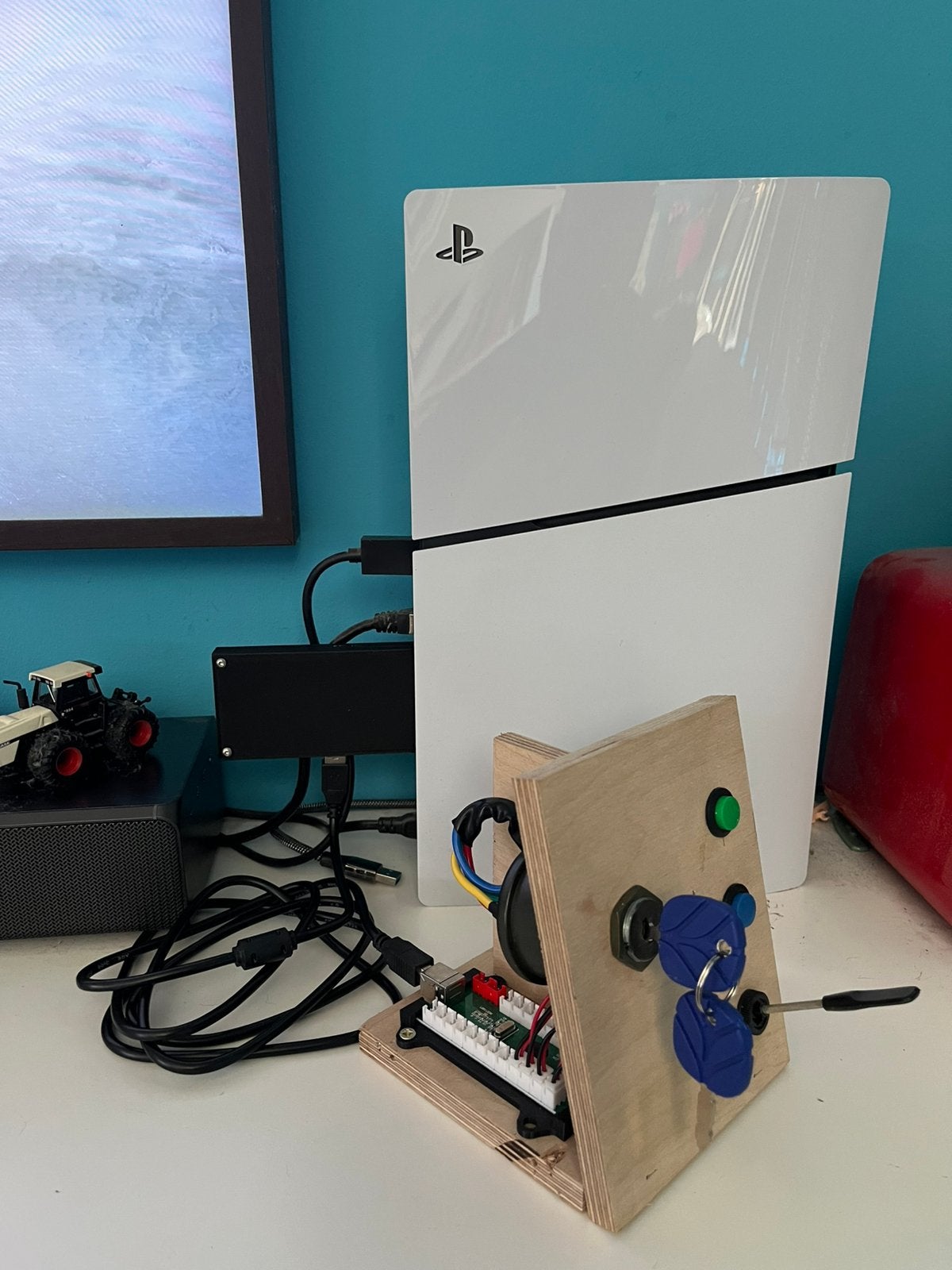PS5 USB Buttonbox Adapter - Volledig Configureerbaar, Spelcomputers en Games, Ophalen, Nieuw, Controller, PlayStation 5