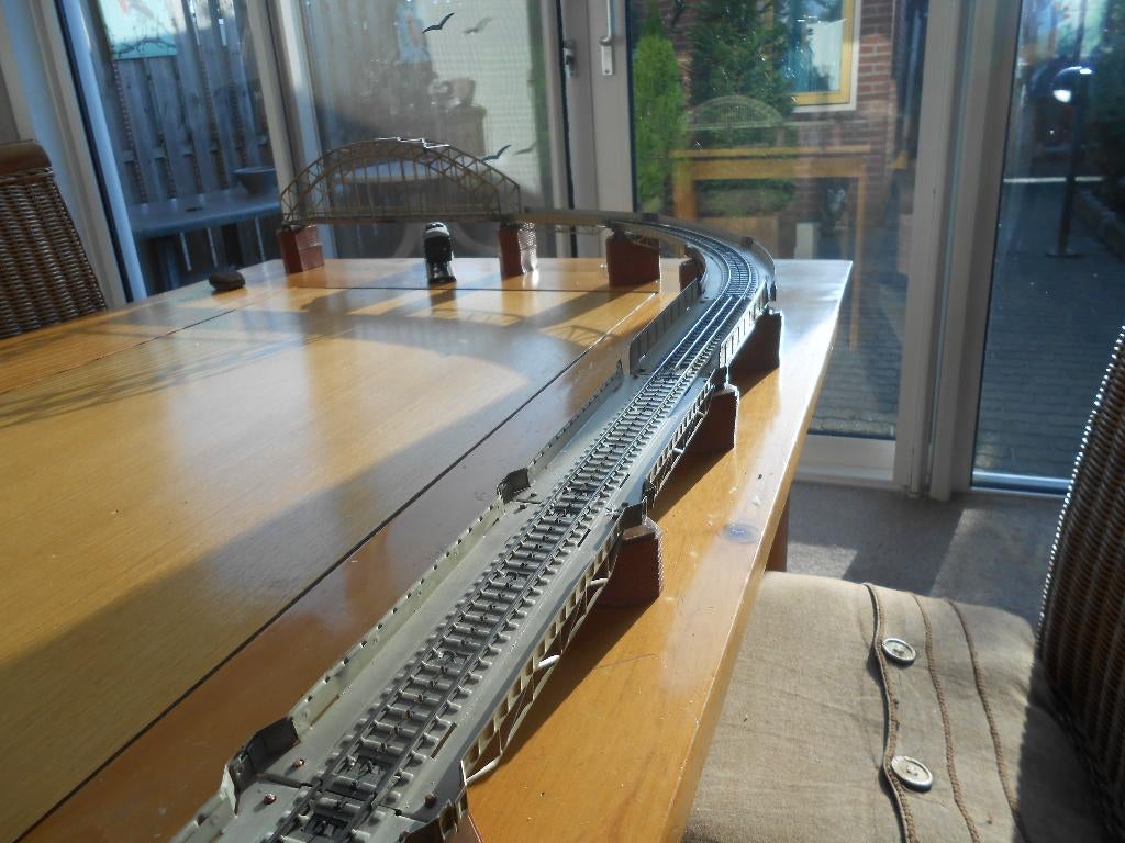 Marklin een ""echte"" brug van metaal 7064, 7161, 7163, etc., Wisselstroom, Gebruikt, Brug, Tunnel of Gebouw, Ophalen of Verzenden