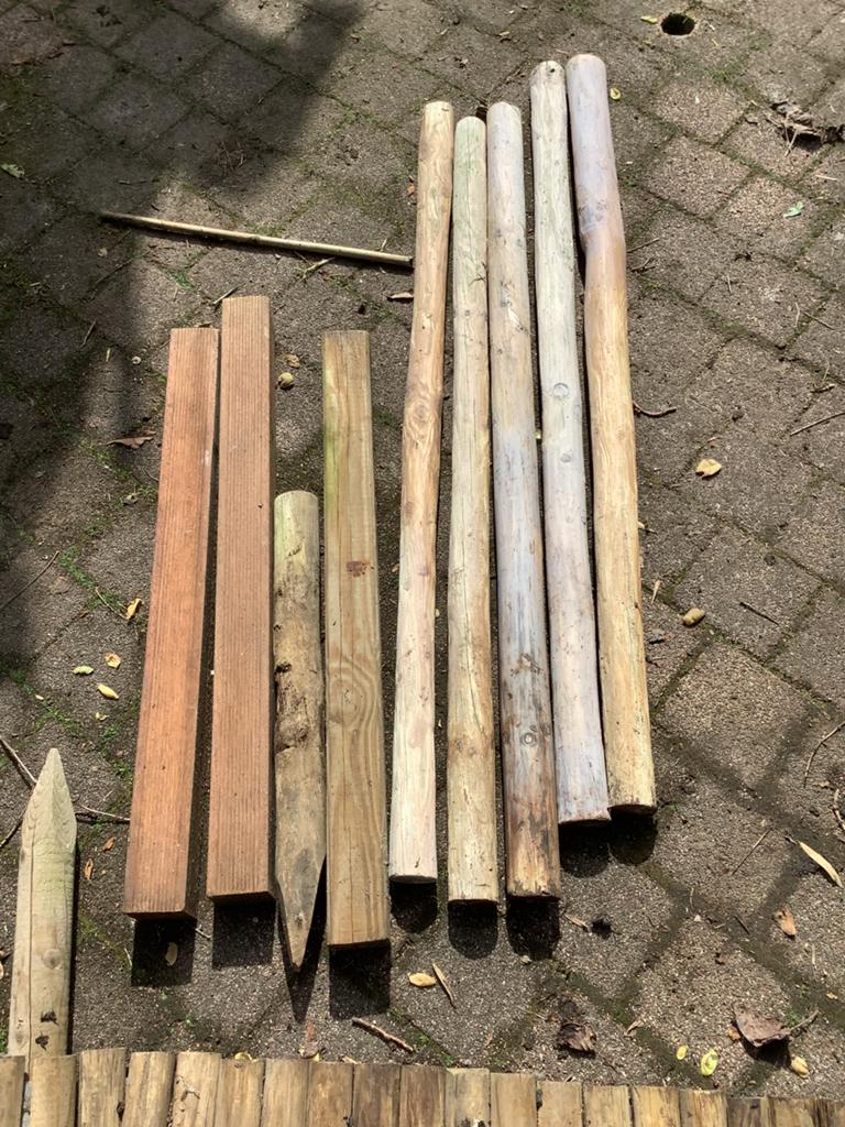Tuinhout, Ophalen, 250 cm of meer, Balken