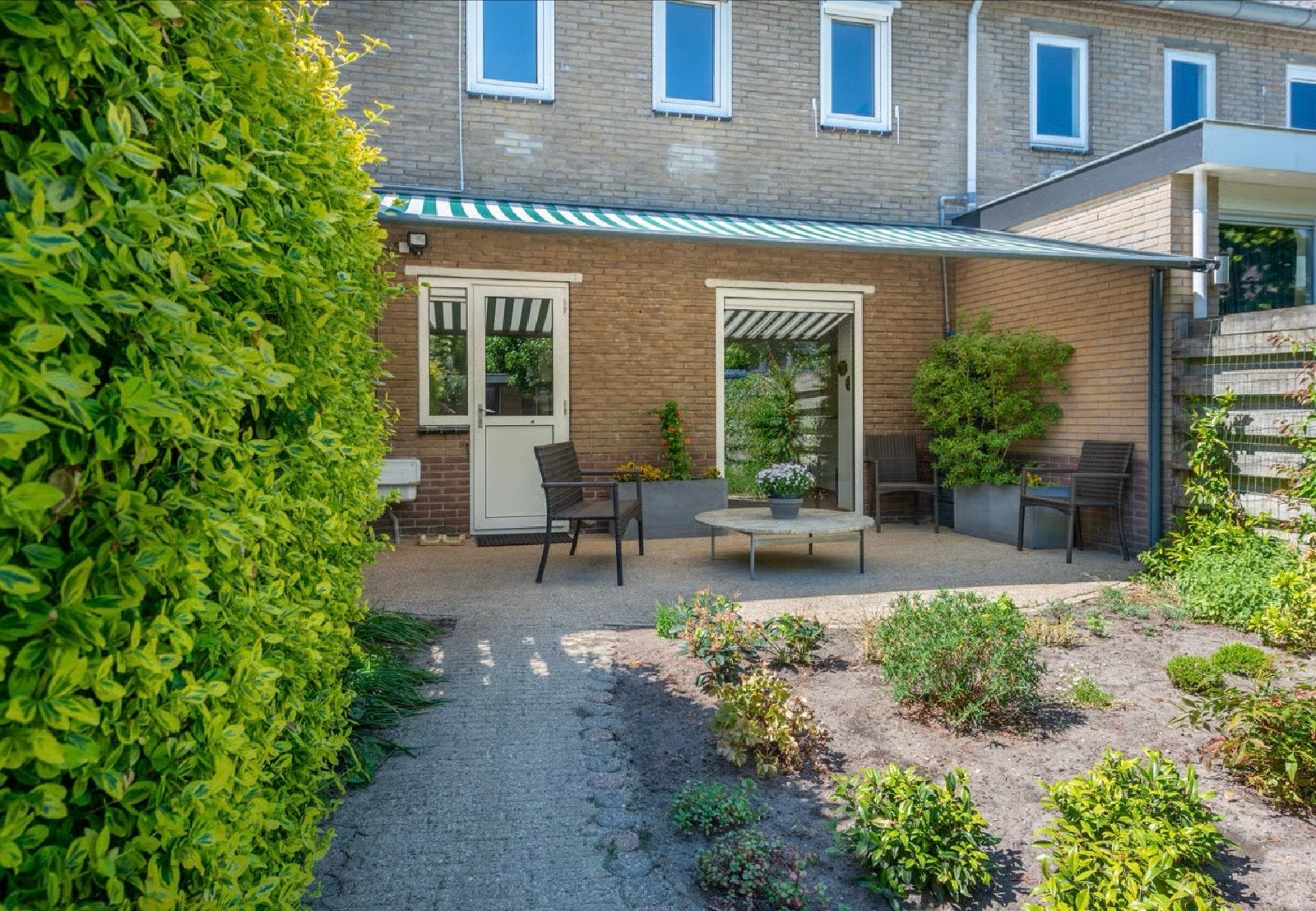 Zonnescherm pergola - Ambiance van der Wal, Tuin en Terras, Ophalen, Gebruikt, Overige typen, 450 cm of meer