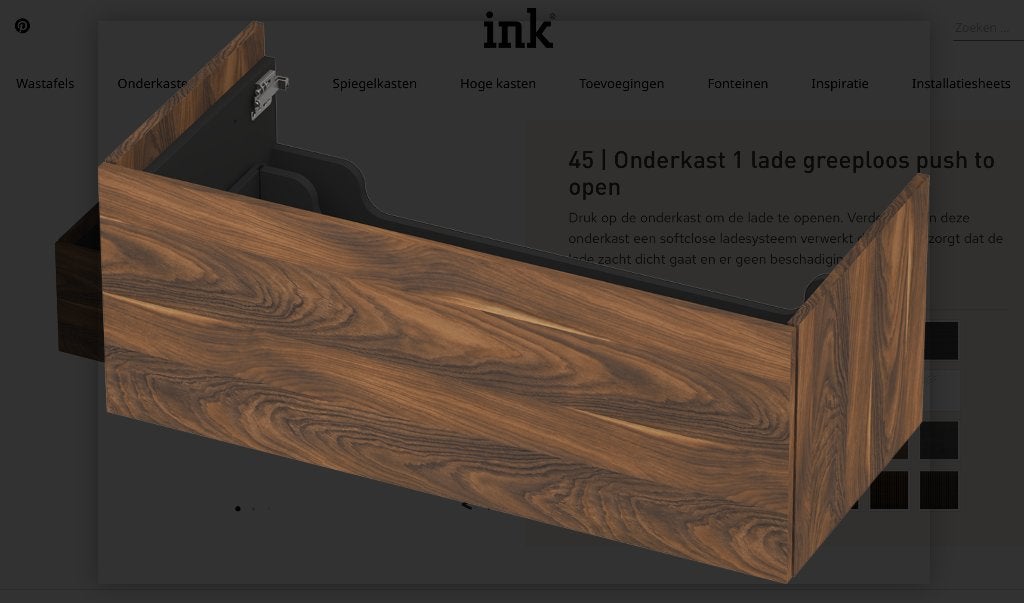 wastafelonderkast INK, Huis en Inrichting, Ophalen, Overige typen, Nieuw, 50 tot 100 cm