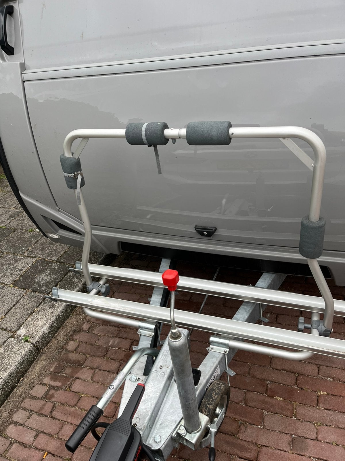 Fietsendrager voor vouwwagen - plaats voor 2 fietsen, Ophalen, 2 fietsen, Zo goed als nieuw, Fietsendrager-accessoire