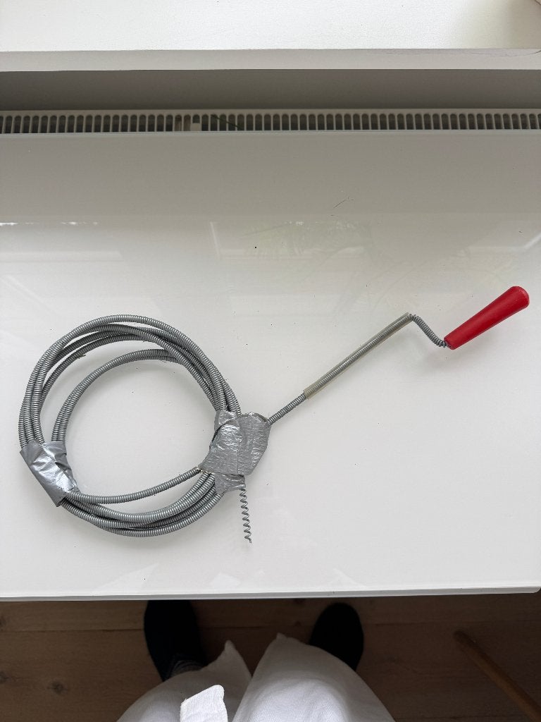 Ontstoppingsveer / Rioolveer, Doe-het-zelf en Verbouw, Gereedschap | Handgereedschap, Gebruikt, Ophalen of Verzenden