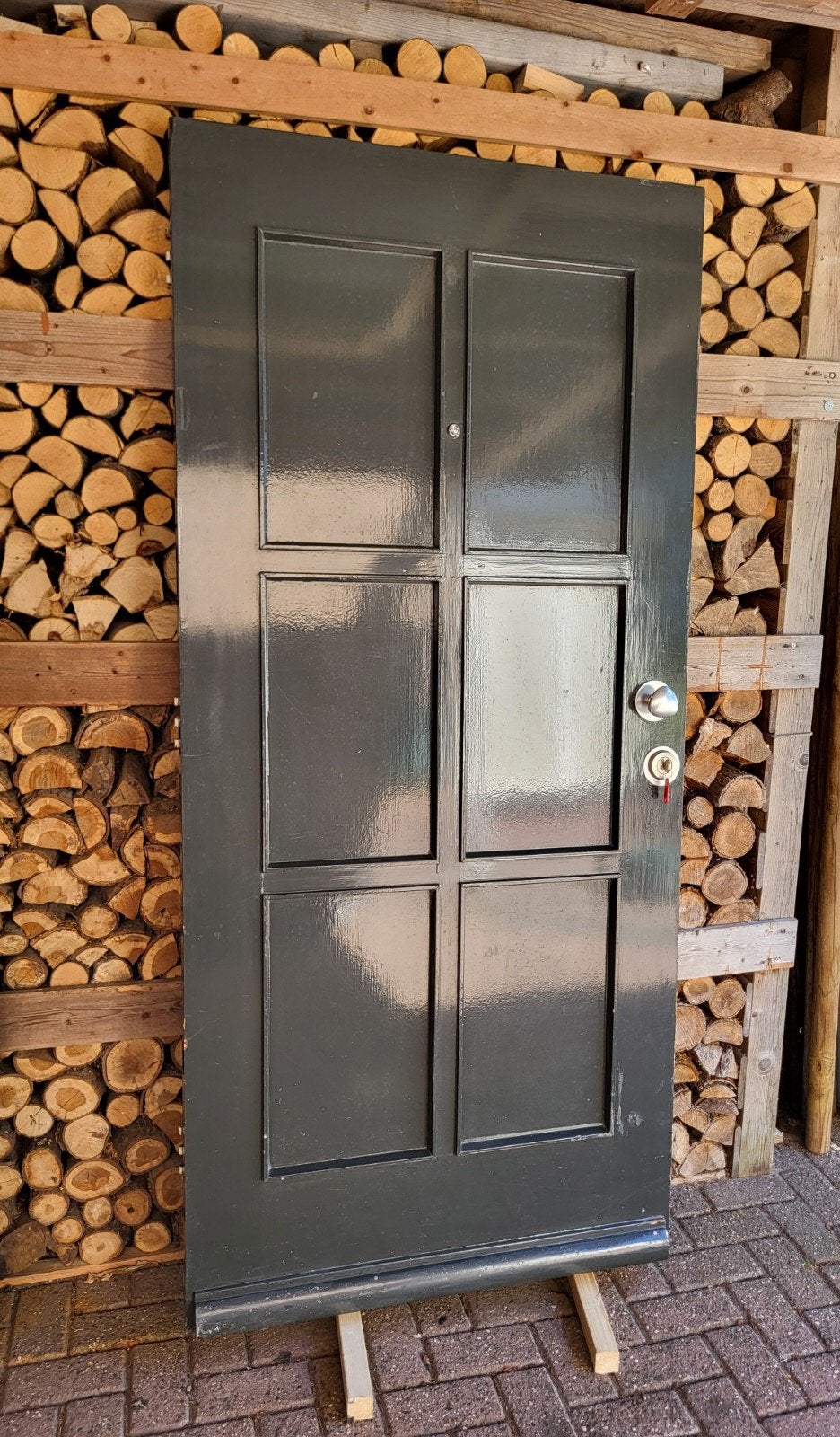 Voordeur 97 X 212 cm buitendeur gebruikt, Ophalen, Gebruikt, 80 tot 100 cm, Buitendeur