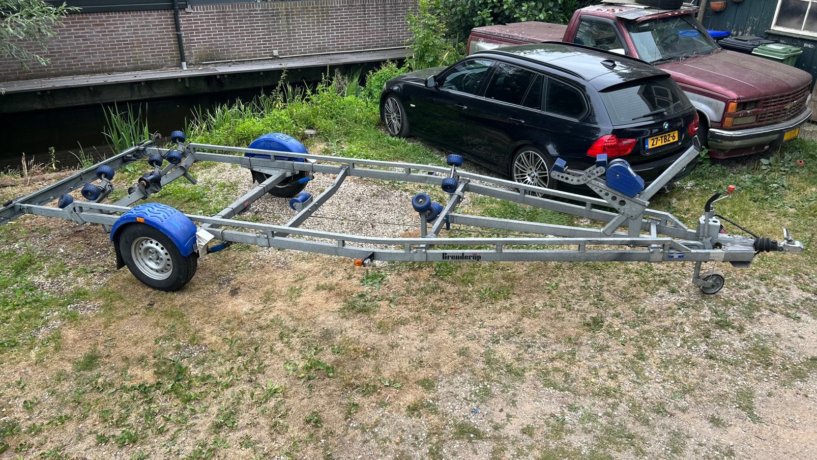 Brenderup trailer 1800kg, Ophalen, Zo goed als nieuw