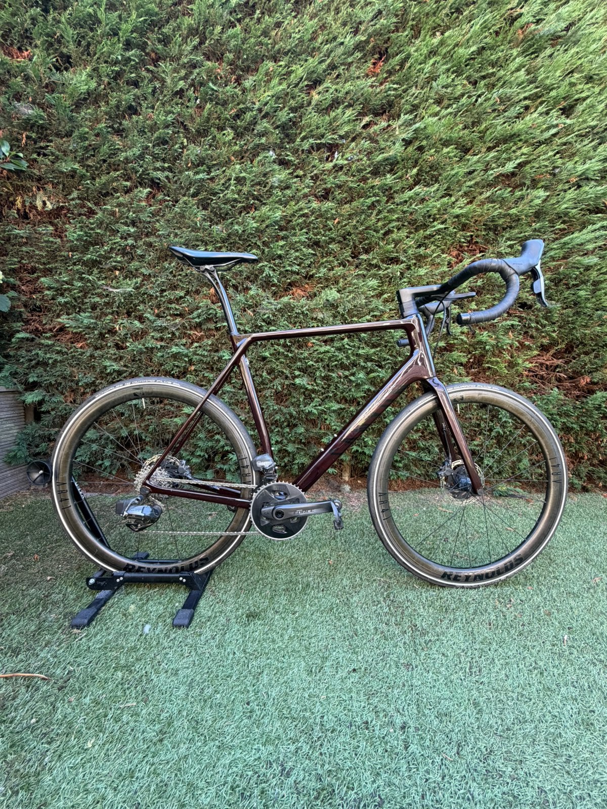 Canyon Endurace CF SLX 8.0 eTap XL Tinted Red - SRAM Force, 28 inch, Gebruikt, Carbon, 57 tot 61 cm