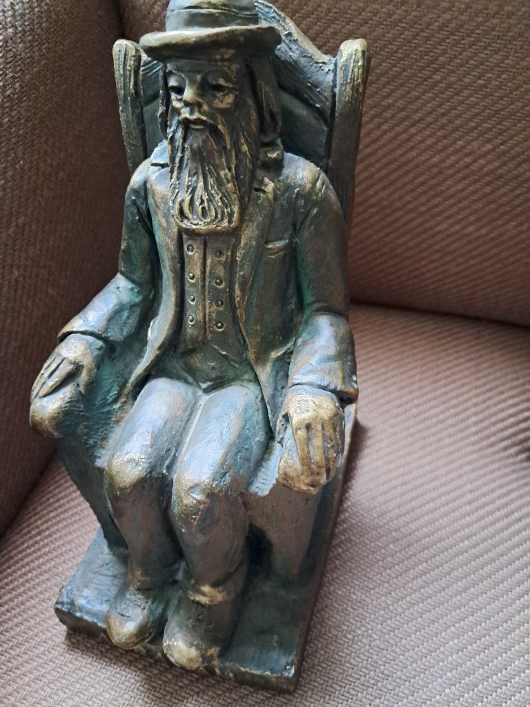 bronzen Abrahambeeld, Ophalen of Verzenden, Zo goed als nieuw, Mens