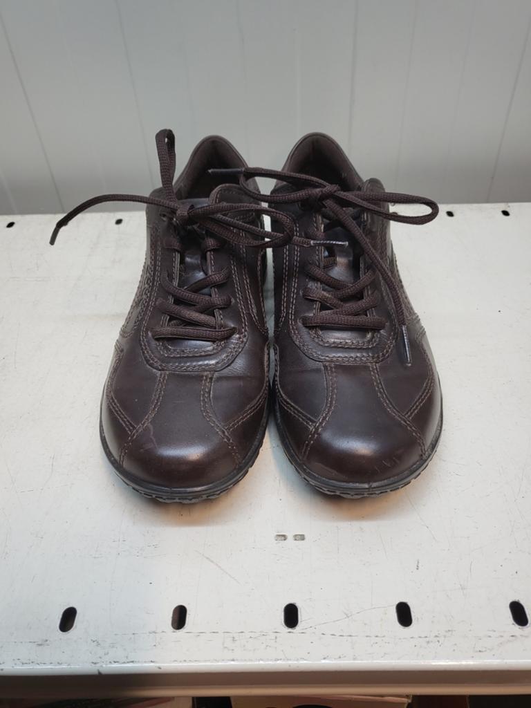 ECCO Bruine Leren Sneakers - Maat 39, Kleding | Dames, Schoenen, Bruin, ECCO, Ophalen of Verzenden, Sneakers of Gympen