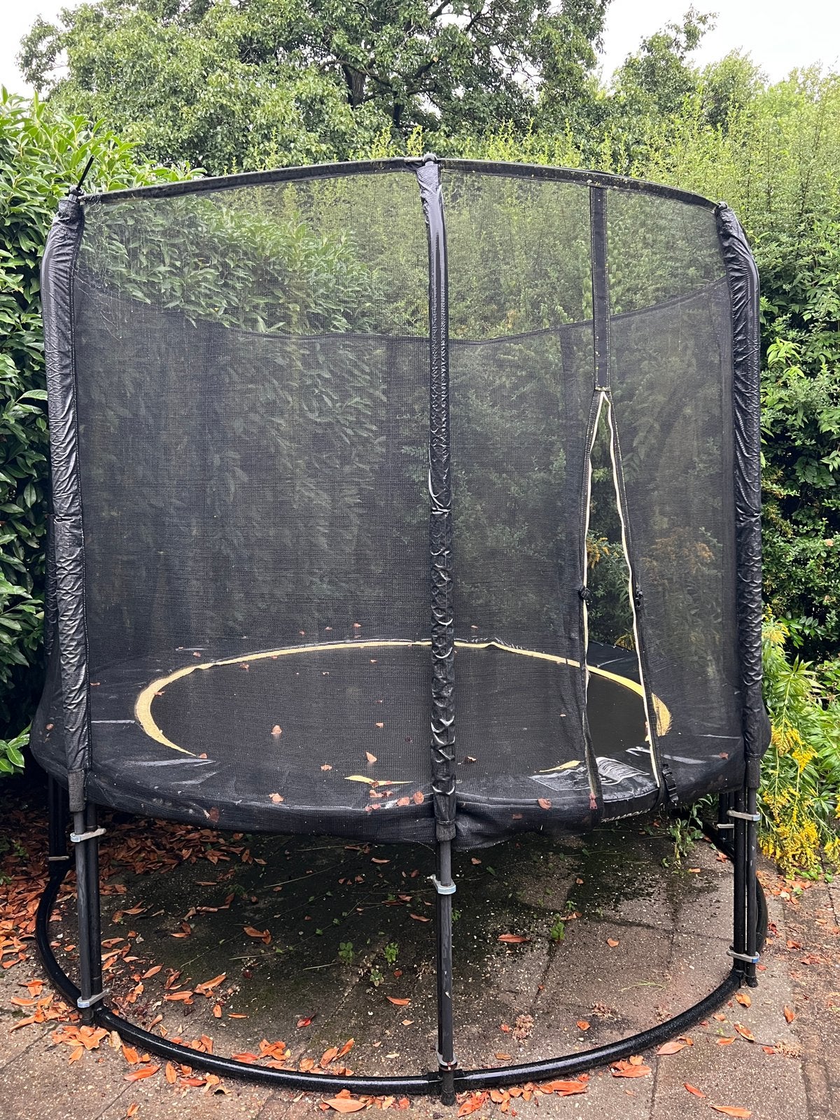 Trampoline - Magic Jump Fiber Black - 305cm, Kinderen en Baby's, Speelgoed | Buiten | Trampolines, Ophalen, Gebruikt