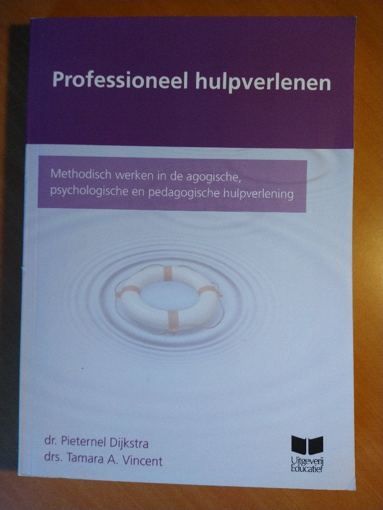 Professionele hulpverlening. Dijkstra, Pieternel, Boeken, Ophalen of Verzenden, Zo goed als nieuw