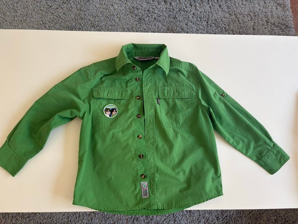 Welpen blouse (Scouts) - Maat 128, Ophalen of Verzenden, Gebruikt, Jongen of Meisje