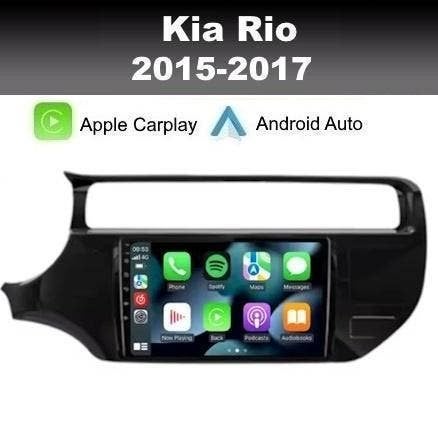 Kia Rio 2015-2017 radio navigatie android 14 apple carplay, Ophalen of Verzenden, Nieuw