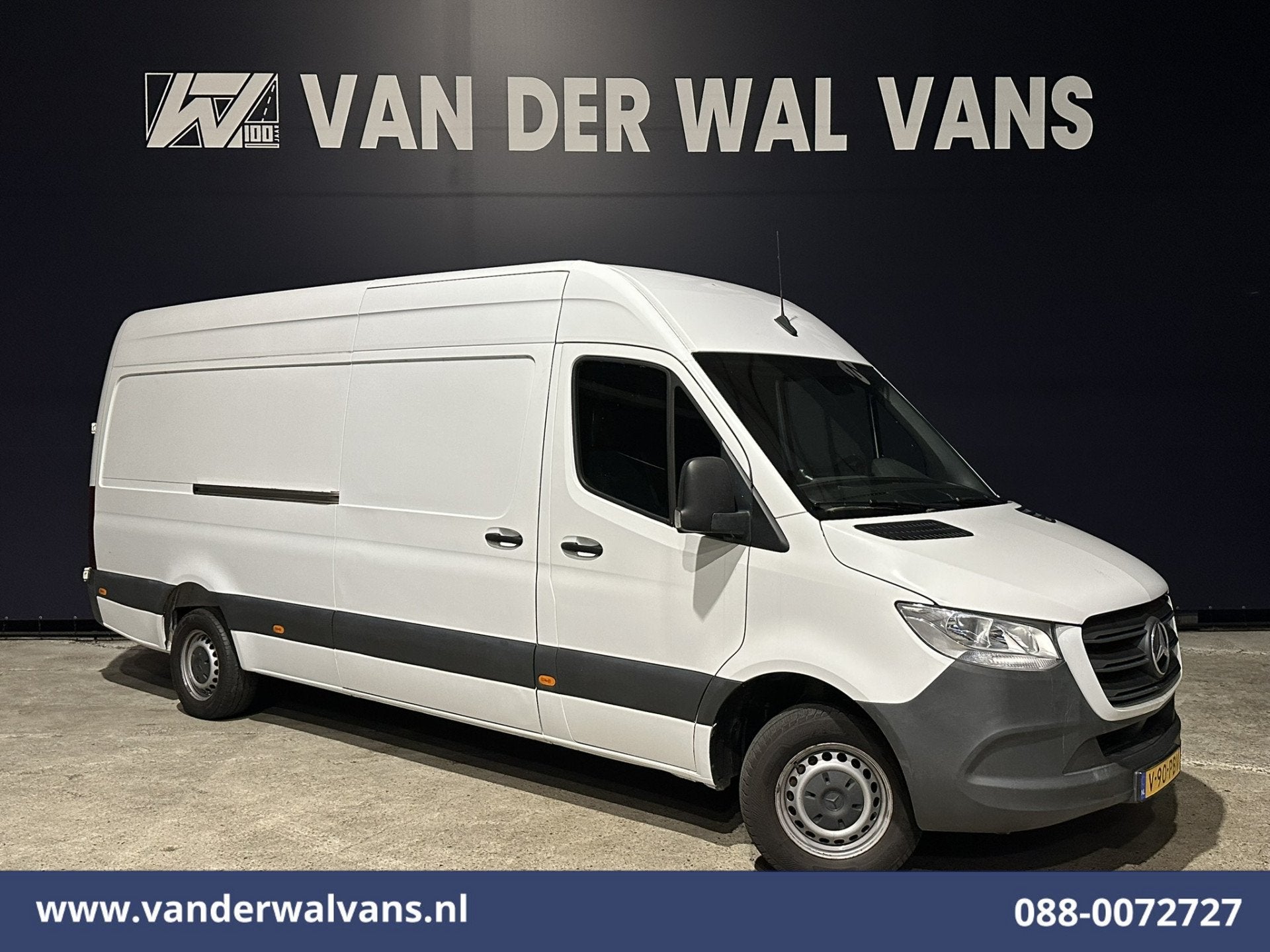 Mercedes-Benz Sprinter 317 CDI 170pk L3H2 Euro6 Airco | Came, Auto's, Dealer onderhouden, Gebruikt, 4 cilinders, Wit