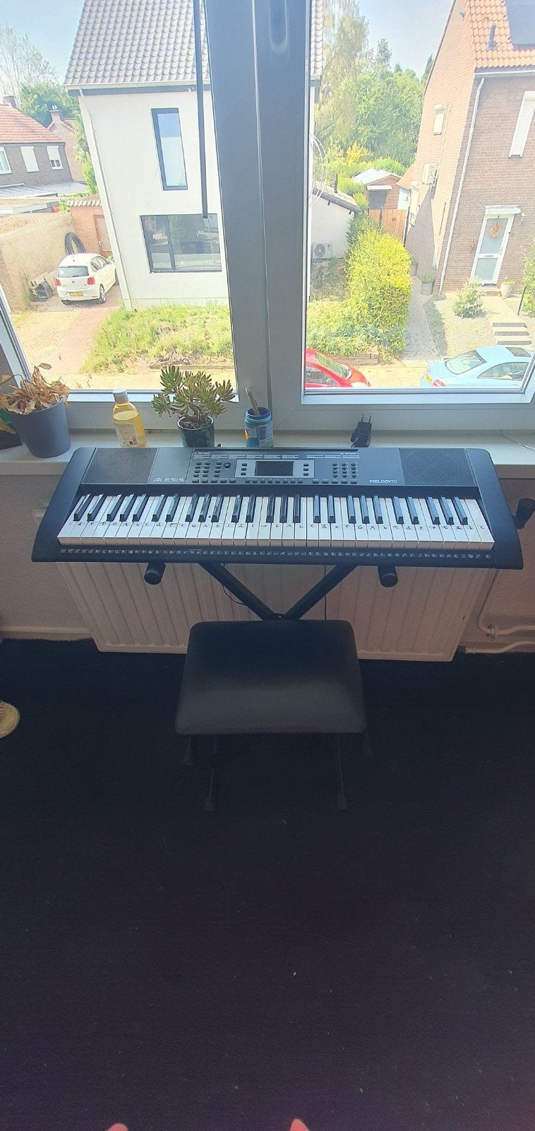 Alesis Melody 61 MKII Keyboard met standaard en krukje, 61 toetsen, Ophalen, Overige merken, Aanslaggevoelig