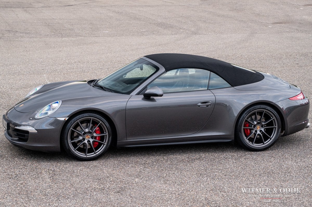 Porsche 911 Cabrio 3.8 Carrera 4S 73.000km (bj 2014), Auto's, Porsche, Automaat, Gebruikt, Zwart, 4 stoelen