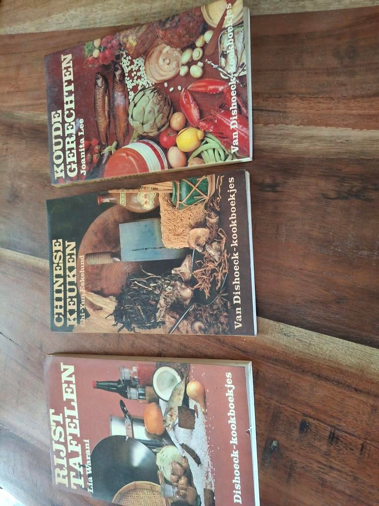 Vintage jaren 70 Van Dishoeck kookboekjes, Ophalen of Verzenden, Gelezen, Azië en Oosters