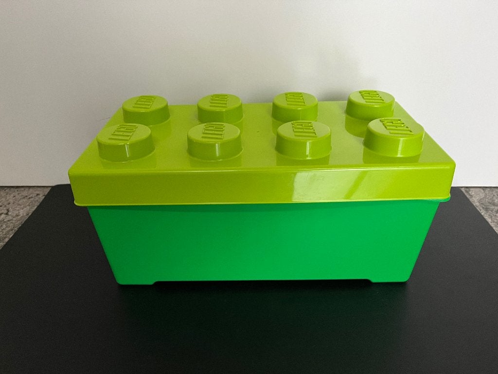 LEGO DUPLO opbergdoos zonder inhoud – groen - ZGAN, Ophalen, Overige thema's, Accessoire, Zo goed als nieuw