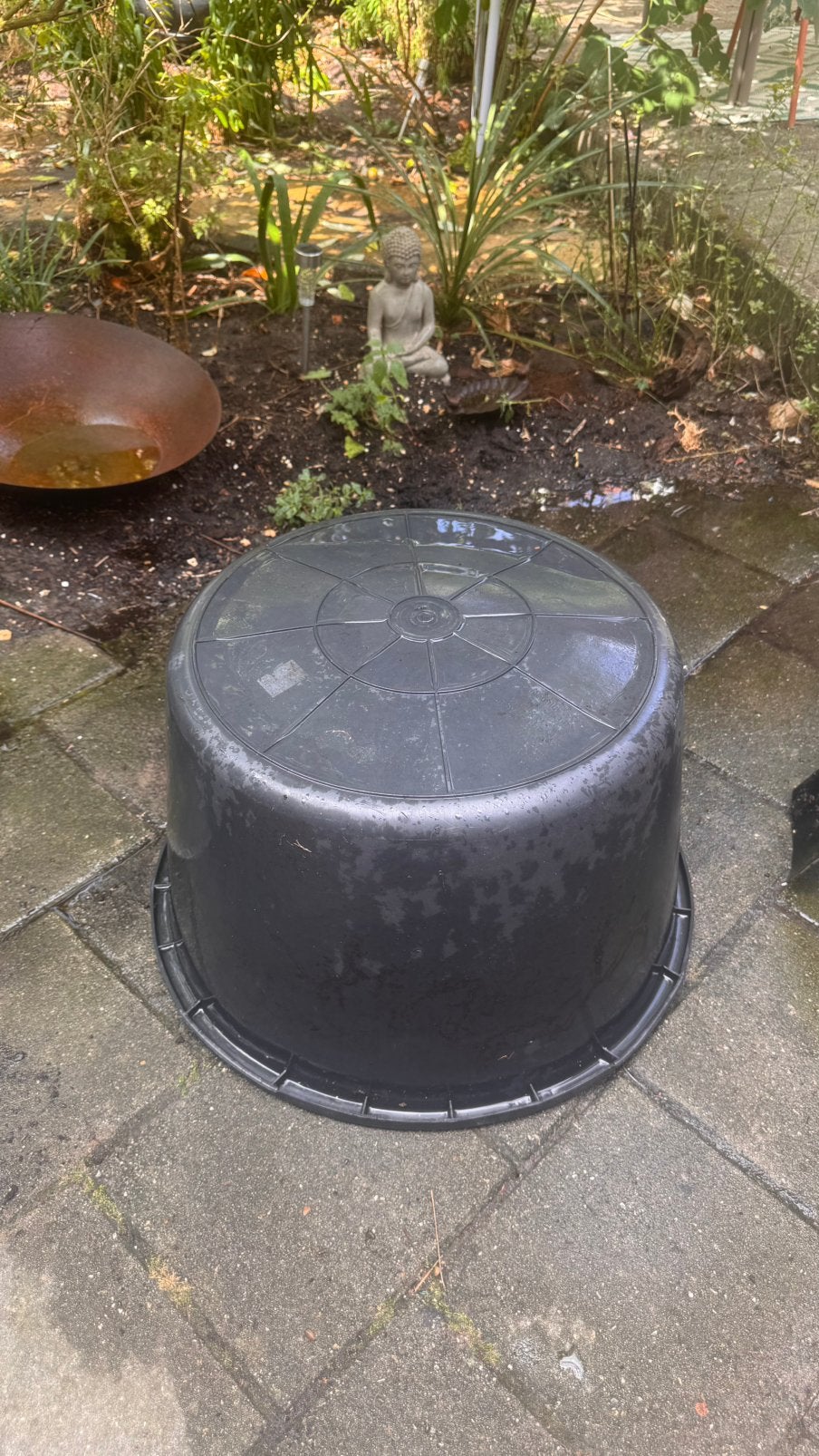 Kunststof bak 90 liter, Ophalen, Gebruikt, Vijverbak