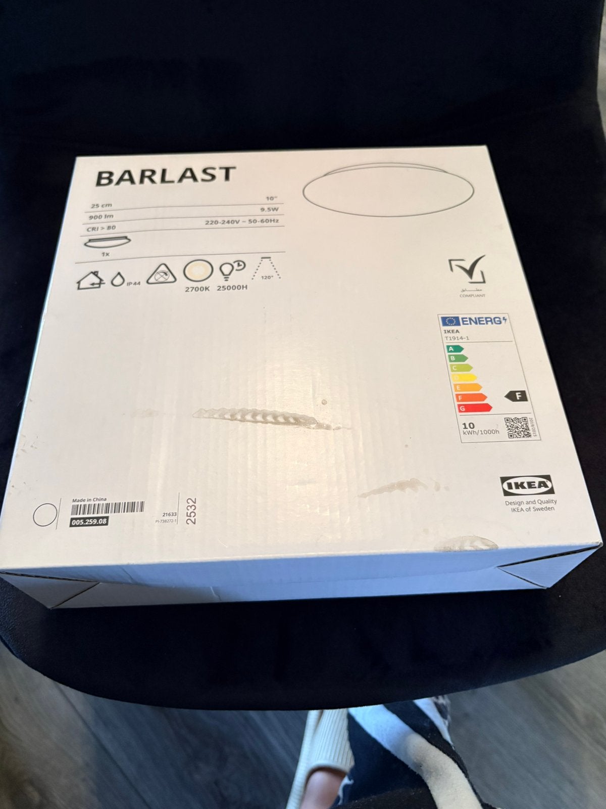 Badkamer lamp ikea led, Ophalen, Nieuw, Wit