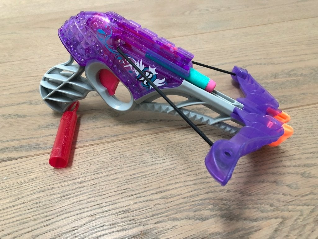 Nerf gun meisjes: Nerf Rebelle Pink Crush, Ophalen of Verzenden, Zo goed als nieuw