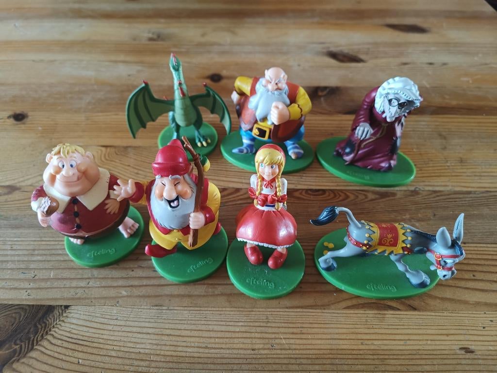 Efteling poppetjes - Sprookjesfiguren set, Verzamelen, Efteling, Gebruikt, Beeldje of Poppetje, Ophalen of Verzenden