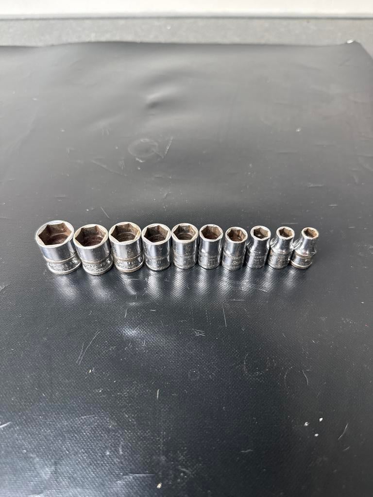 Snap-on Doppenset 5mm t/m 14.mm 1/4, Ophalen of Verzenden, Gebruikt