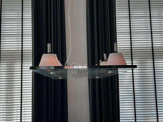 Lastra 8 Rechthoekige Hanglamp van Citterio, Ophalen of Verzenden, Nieuw, Glas, Design