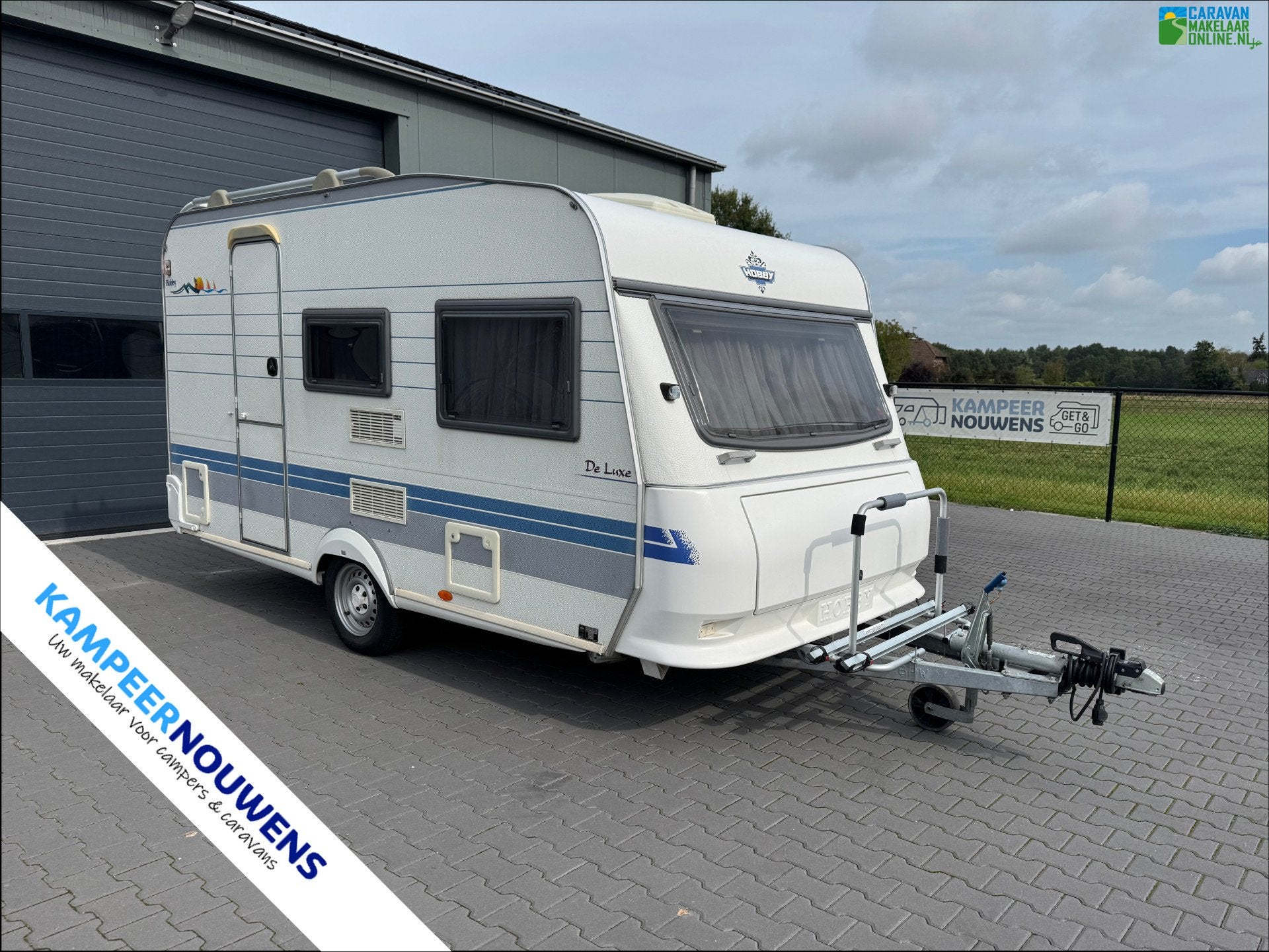 Hobby De Luxe 400 SF | Dwarsbed | Voortent | Luifel | Netjes, Hobby, Kachel, Bedrijf, 750 - 1000 kg