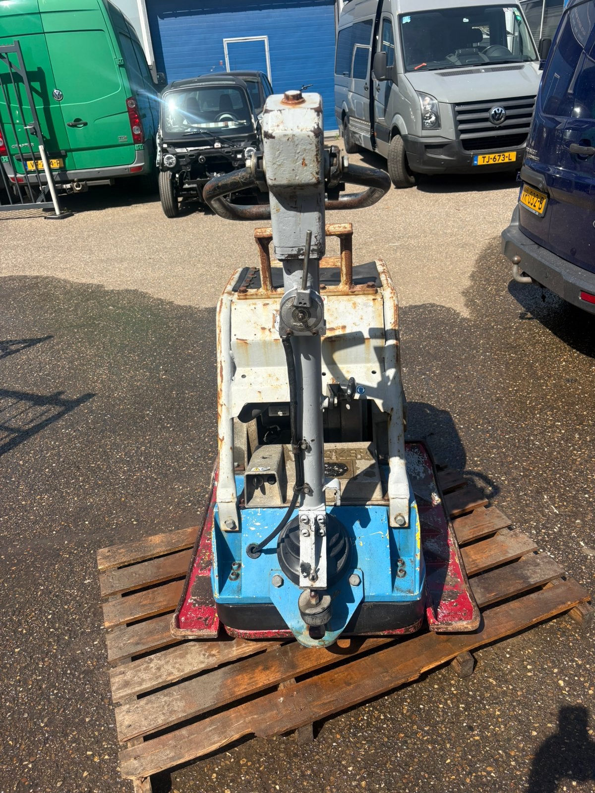 Wacker DPU 6055 trilplaat, Ophalen, Gebruikt, W, Wd