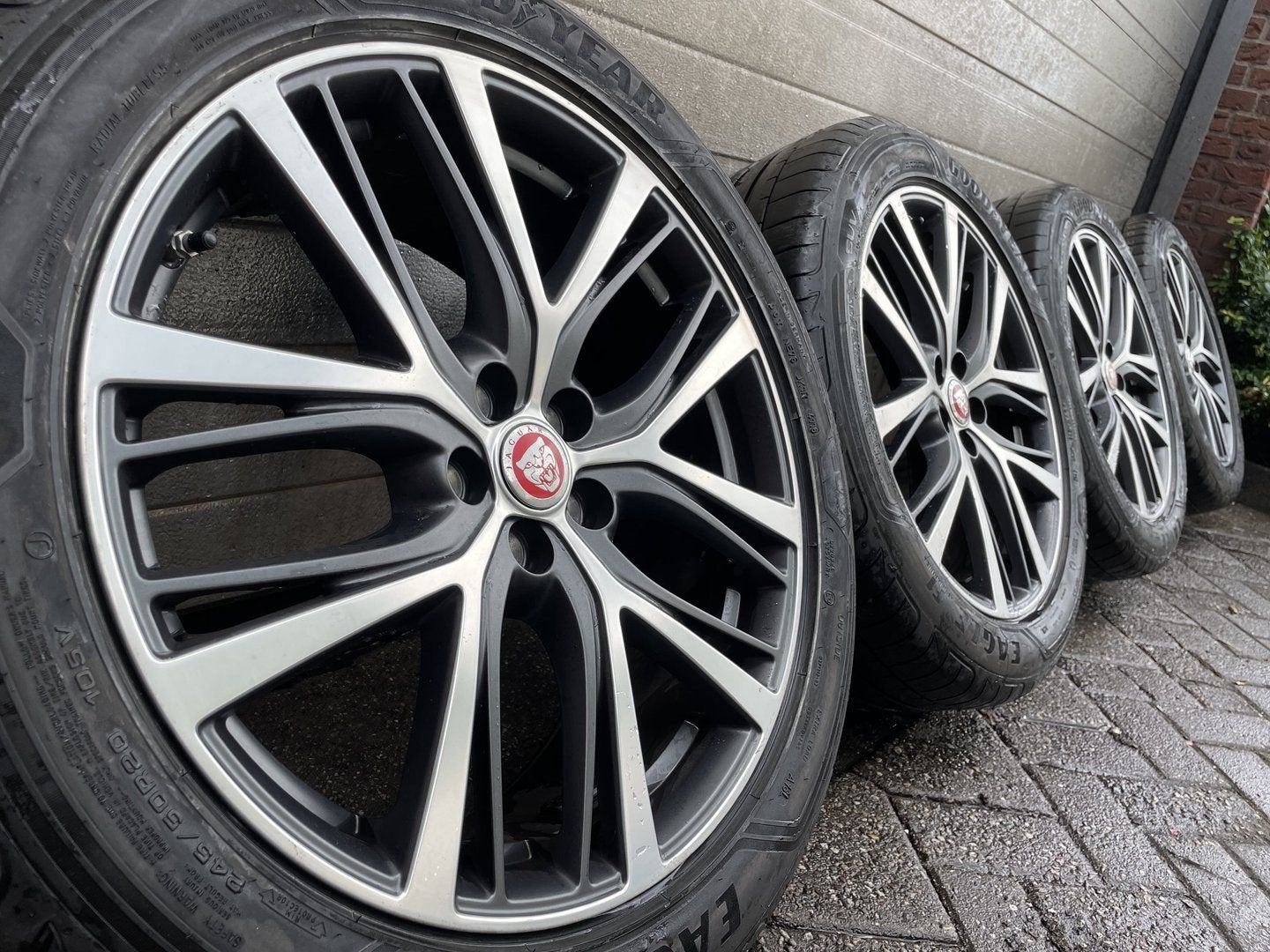 20 inch Orig Jaguar F Pace E Pace I Pace velgen zomerbanden, -, -, Banden en Velgen, Ophalen of Verzenden