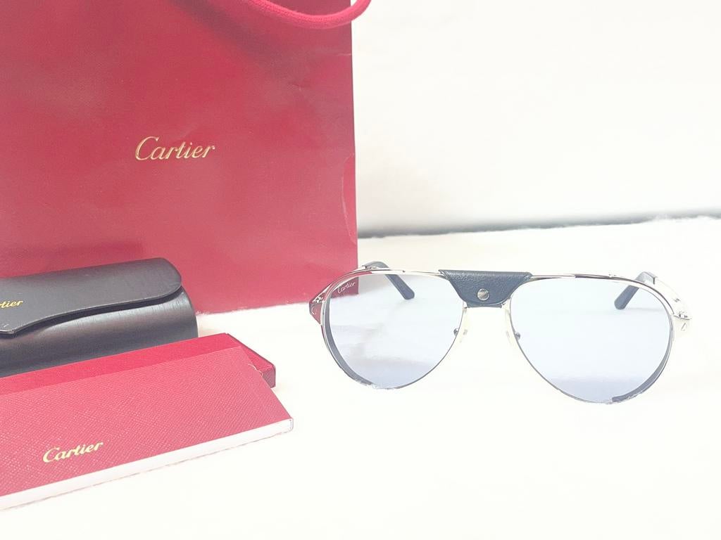 Cartier Santos CT0296 zonnebril, Ophalen of Verzenden, Zo goed als nieuw, Overige merken