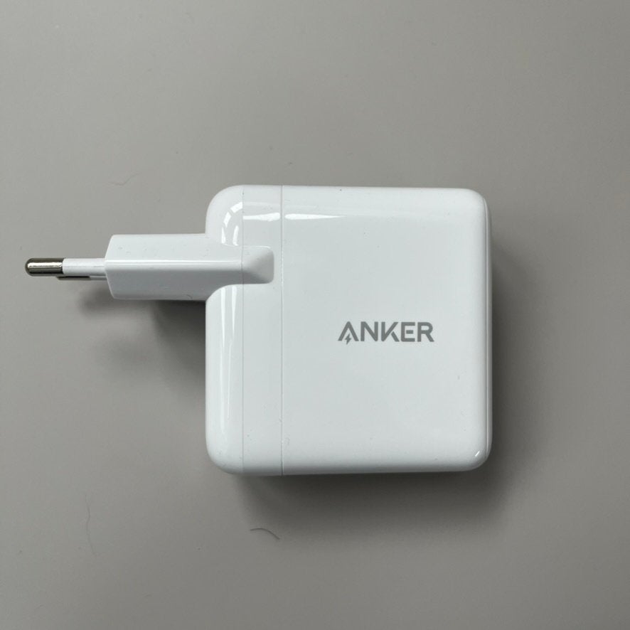 Witte Anker PowerPort III Duo oplader, Anker, USB-C, Adapter, Universeel