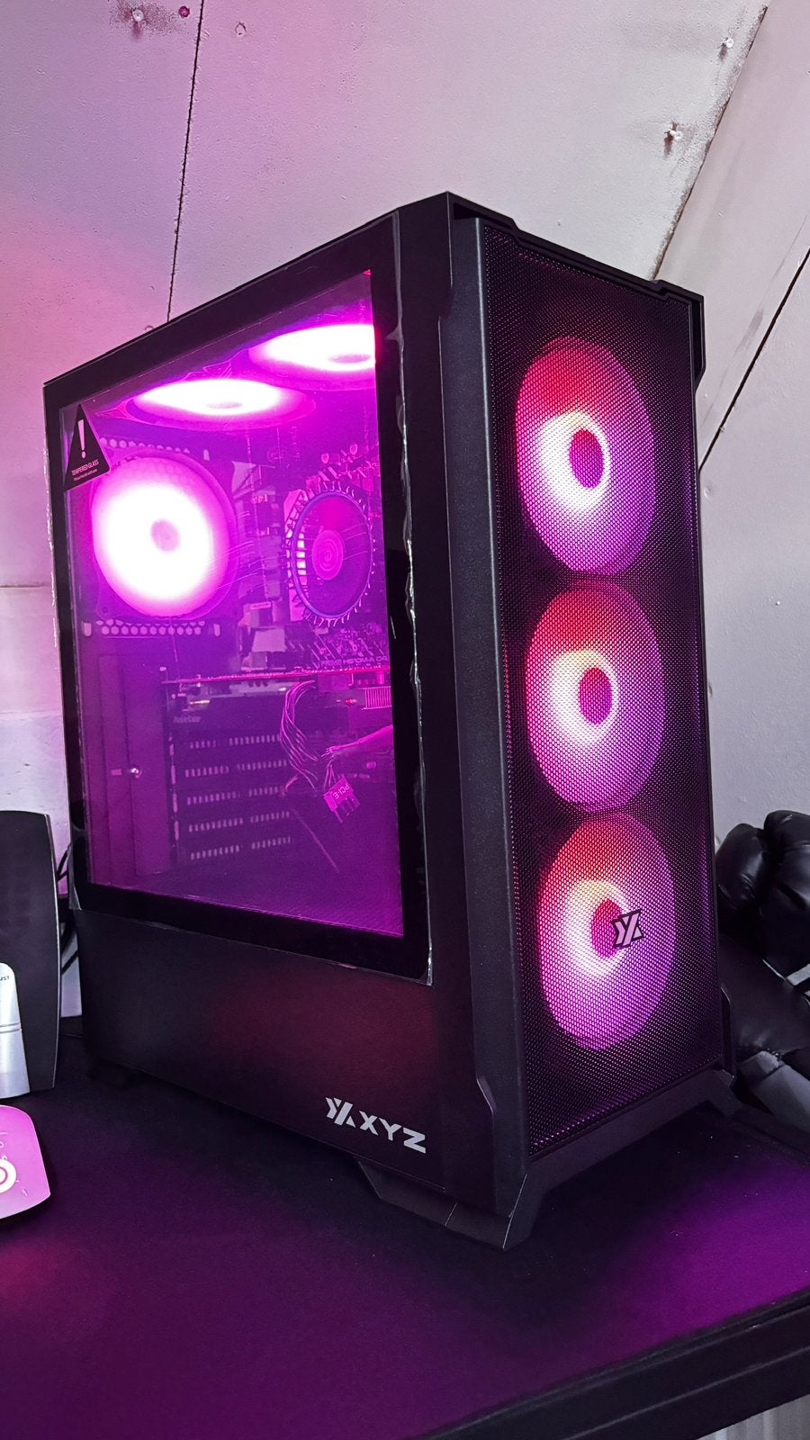 Gaming PC RX 6600 8GB | i3-13100F | 16GB RAM | RGB, Ophalen of Verzenden, Zo goed als nieuw, Gaming, SSD