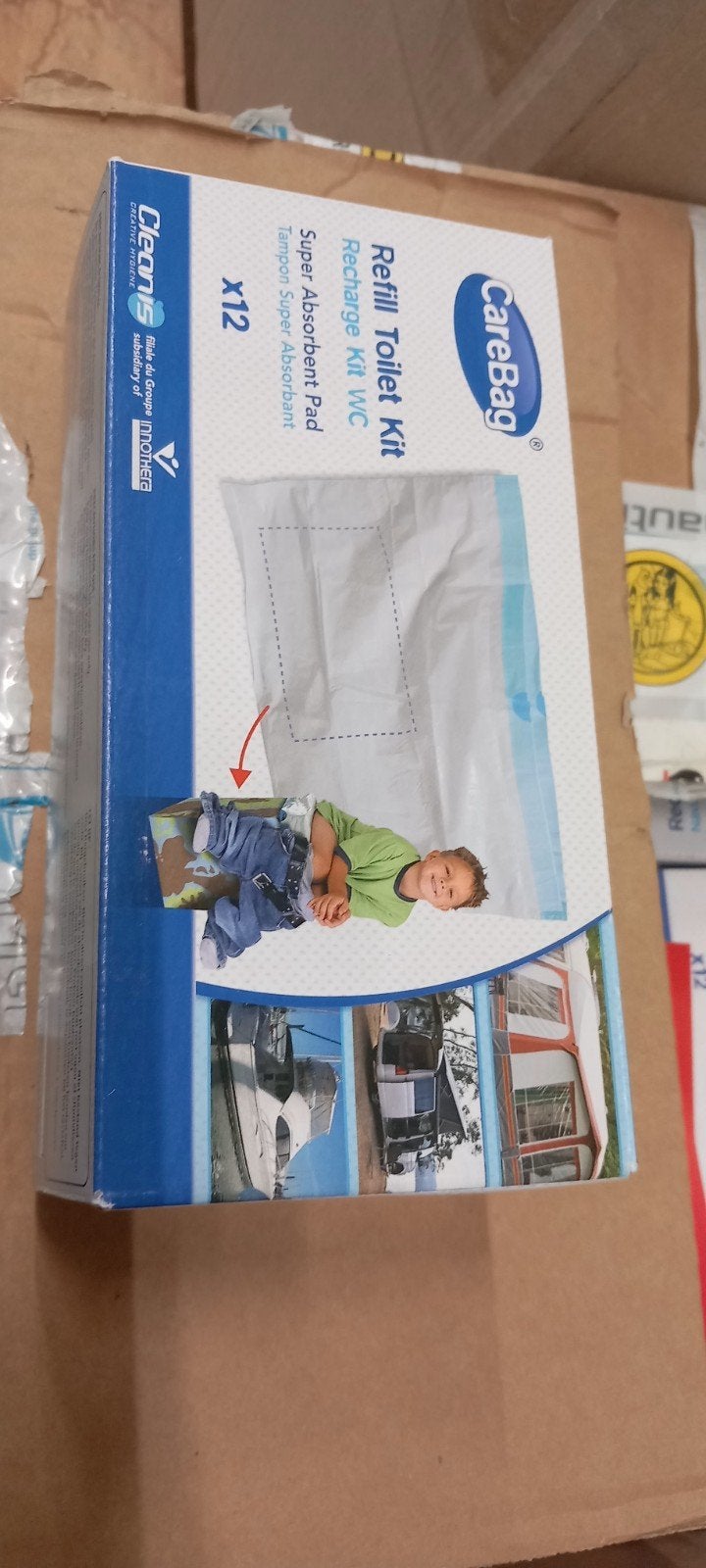Carebag navulset toiletzakken - 12 stuks, Ophalen of Verzenden, Nieuw