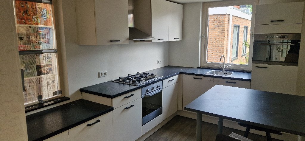 Keuken inclusief apparatuur, Ophalen, Gebruikt, Wit, Hoekkeuken
