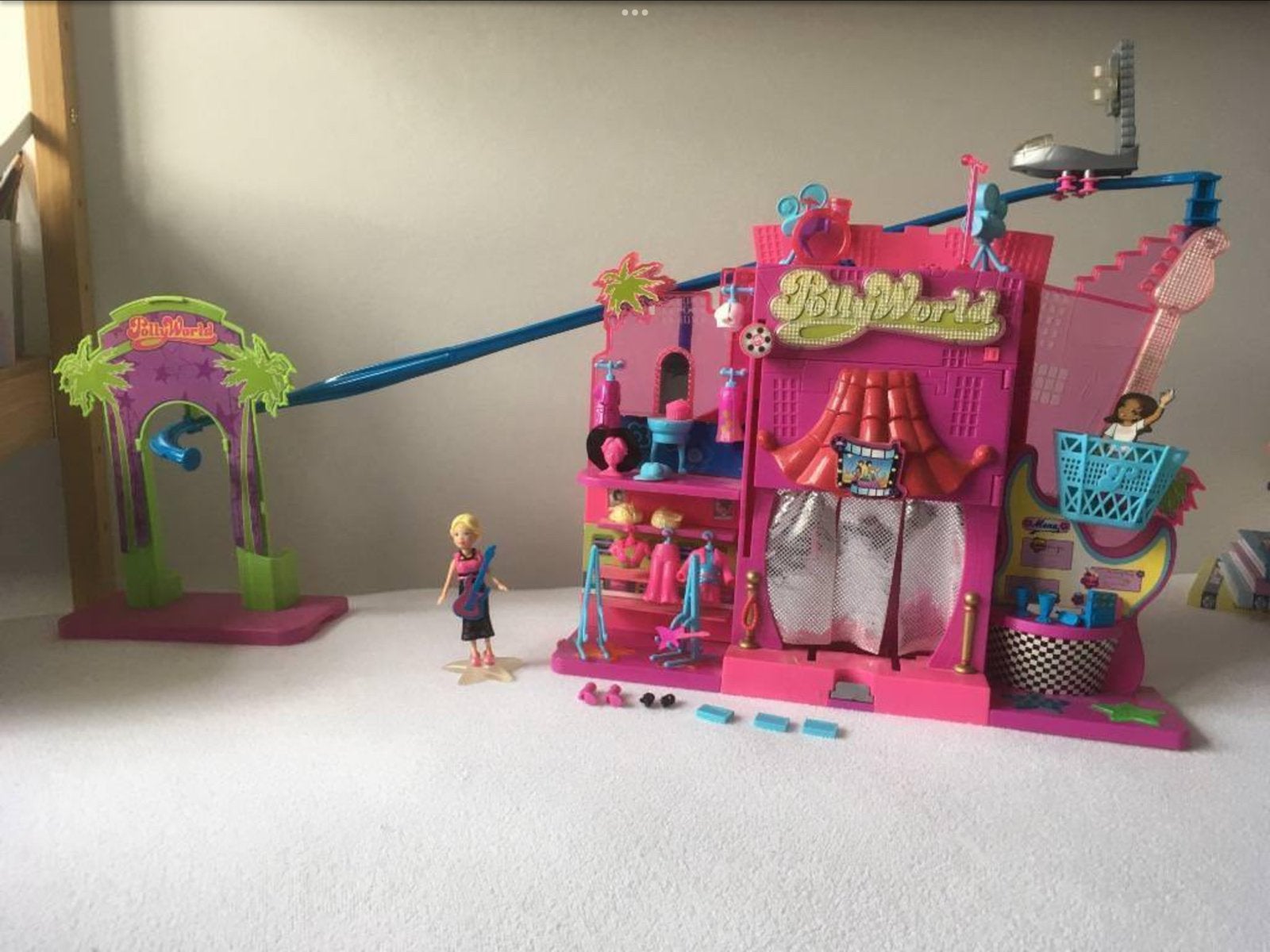 Polly Pocket Polly World speelset met accessoires, Ophalen of Verzenden, Gebruikt, Meisje