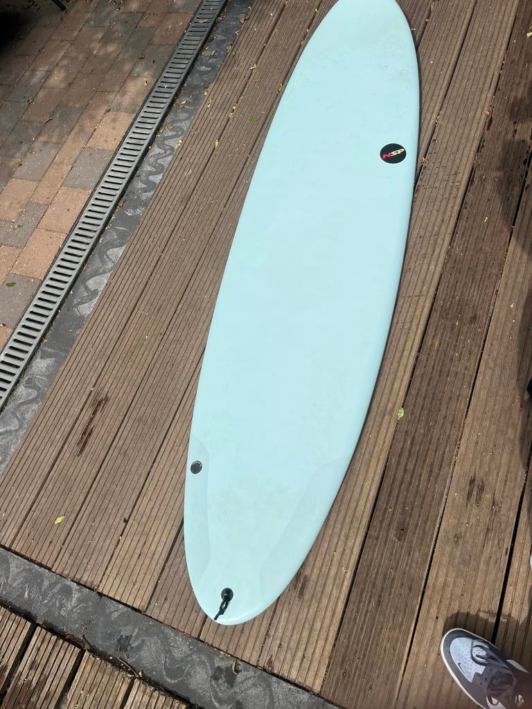 NSP 7’2 Funboard (49 Liter), Watersport en Boten, Ophalen, Gebruikt, Funboard, Met vinnen